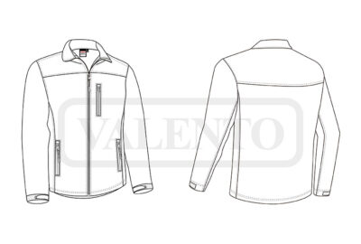 Chaqueta softshell VALENTO GRIZZLY - Image 2