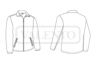 Chaqueta softshell en colores lisos VALENTO HORIZON - Image 2