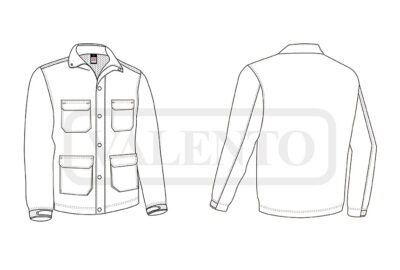 Chaqueta softshell larga VALENTO JEREMY - Image 2