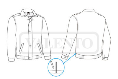 Chaqueta softshell vigilante seguridad VALENTO KEEPER - Image 2