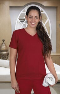 Casaca sanitaria de microfibra para mujer VALENTO LAVENDER