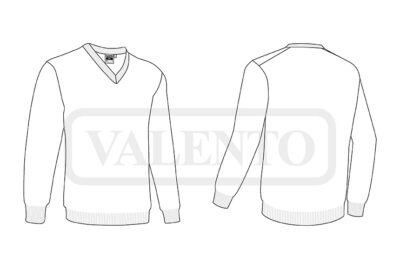 Jersey de punto cuello de pico VALENTO PIERRE - Image 2