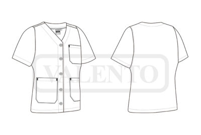 Casaca sanitaria mujer VALENTO RACHEL - Imagen 2