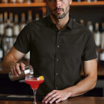 Camisa de manga corta y bolsillo VALENTO OPORTO