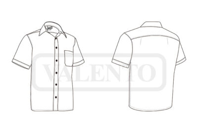 Camisa de manga corta y bolsillo VALENTO OPORTO - Image 2