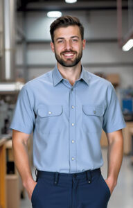 Camisa de manga corta y dos bolsillos VALENTO ACADEMY