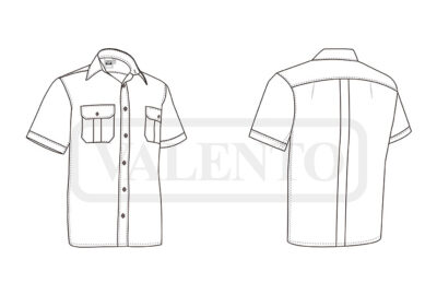 Camisa de manga corta y dos bolsillos VALENTO CONGRESS - Image 2
