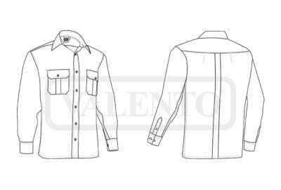 Camisa de manga larga y dos bolsillos VALENTO CONGRESS - Image 2