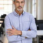 Camisa de rayas manga larga VALENTO AGENCY