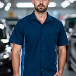 Camisa de trabajo ligera bicolor VALENTO TRACER