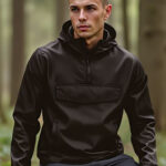 Chubasquero con capucha media cremallera VALENTO DUNDEE