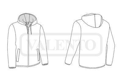 Cortavientos con capucha VALENTO QUINCY - Imagen 2