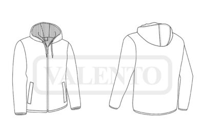 Cortavientos plateado reflectante VALENTO STARDUST - Image 2