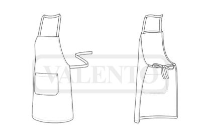 Delantal sublimación con bolsillo VALENTO CANTEEN - Imagen 2