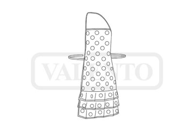 Delantal estampado a topos VALENTO FLAMENCO - Imagen 2