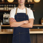 Delantal vaquero con bolsillos VALENTO MARLON