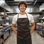 Delantal con peto y amplio bolsillo VALENTO OVEN