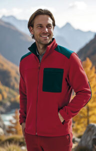 Forro polar reforzado de colores combinados VALENTO NEVADA