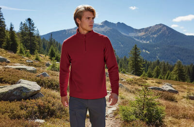 Jersey polar con cuello alto y cremallera VALENTO TREKKING