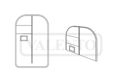 Funda de traje con ventana transparente VALENTO SUIT - Image 2