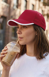 Gorra de algodón bicolor 5 paneles VALENTO COMBI