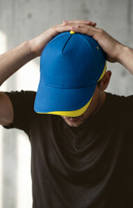 Gorra de 5 paneles diseño bicolor VALENTO FORT
