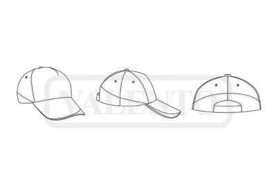 Gorra de 5 paneles diseño bicolor VALENTO FORT - Imagen 2