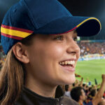 Gorra de 6 paneles con diseño de bandera VALENTO FURIA