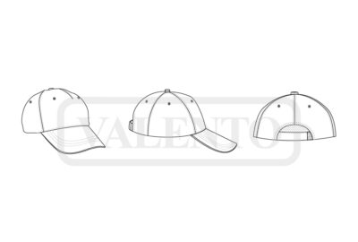 Gorra camuflaje pixelado 5 paneles VALENTO KALAHARI - Imagen 2