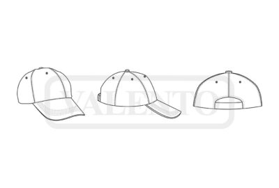 Gorra béisbol de pana con 6 paneles VALENTO MEXICO - Image 2