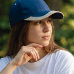 Gorra de 6 paneles con diseño bicolor VALENTO SEATLE