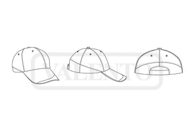 Gorra de 6 paneles diseño bicolor VALENTO TUXTON - Imagen 2