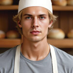 Gorro de cocina con rejilla VALENTO BOWER