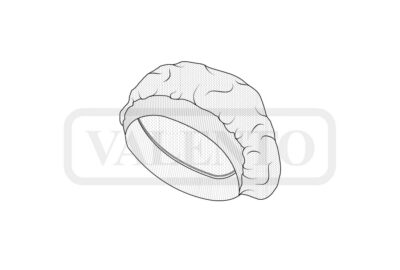 Gorro de rejilla blanca VALENTO CROISSANT - Image 2