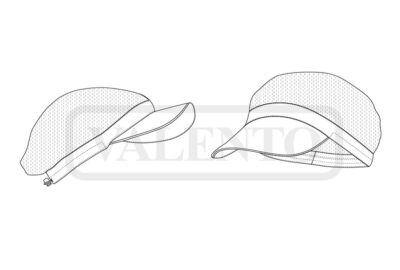 Gorra de rejilla con visera VALENTO MASALA - Imagen 2