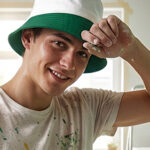 Gorro clásico con ala alrededor VALENTO PAINTER