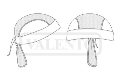 Pañuelo pirata bandana para cocina VALENTO WOK - Image 2