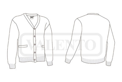 Chaqueta de punto con botones VALENTO CARDIGAN - Imagen 2