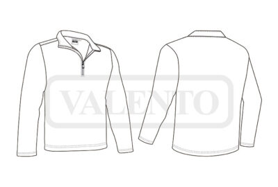 Jersey polar jaspeado con cuello alto VALENTO IDAHO - Imagen 2