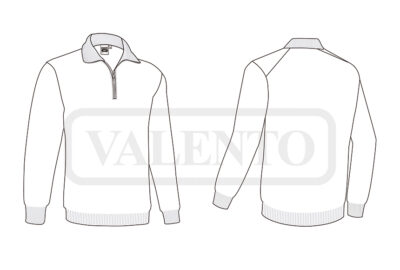 Jersey de punto media cremallera VALENTO PAUL - Imagen 2
