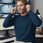 Jersey de punto con cuello redondo VALENTO PULLER