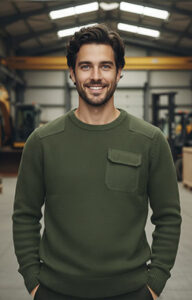 Jersey de trabajo con cuello redondo VALENTO COMANDO