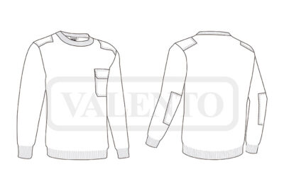 Jersey de trabajo con cuello redondo VALENTO COMANDO - Image 2