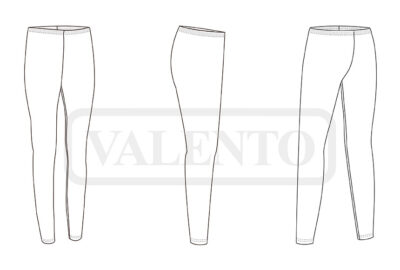Legging de mujer brillante VALENTO LARA - Imagen 2