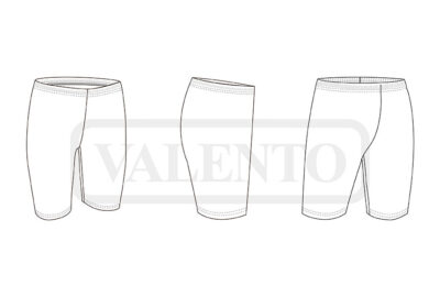 Mallas cortas deportivas de mujer VALENTO ACTION - Imagen 2