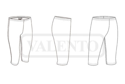 Mallas tres cuartos deportivas de mujer VALENTO PILATES - Imagen 2