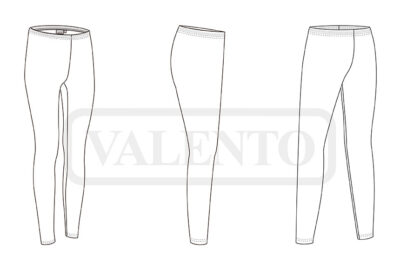 Mallas deportivas largas de mujer VALENTO WONDER - Image 2