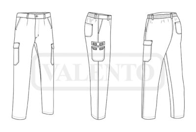 Pantalón de trabajo multibolsillos VALENTO CASTER - Imagen 2