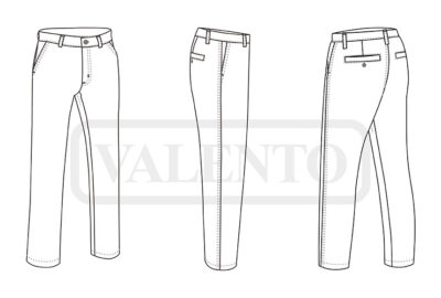 Pantalón chino bi-elástico VALENTO CHICAGO - Image 2