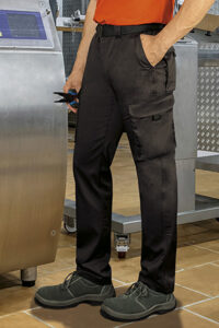 Pantalón de trabajo elástico multibolsillos VALENTO CHESNUT